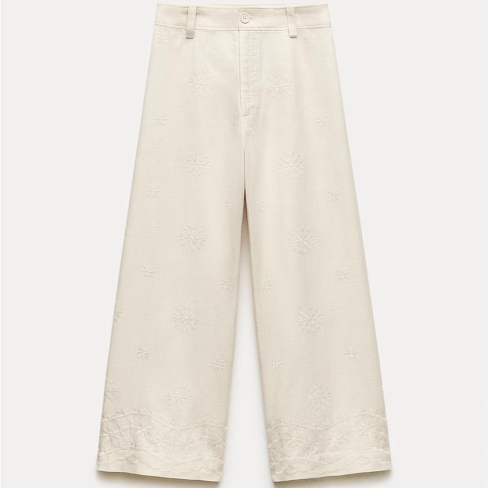 Zara Embroidered Pants